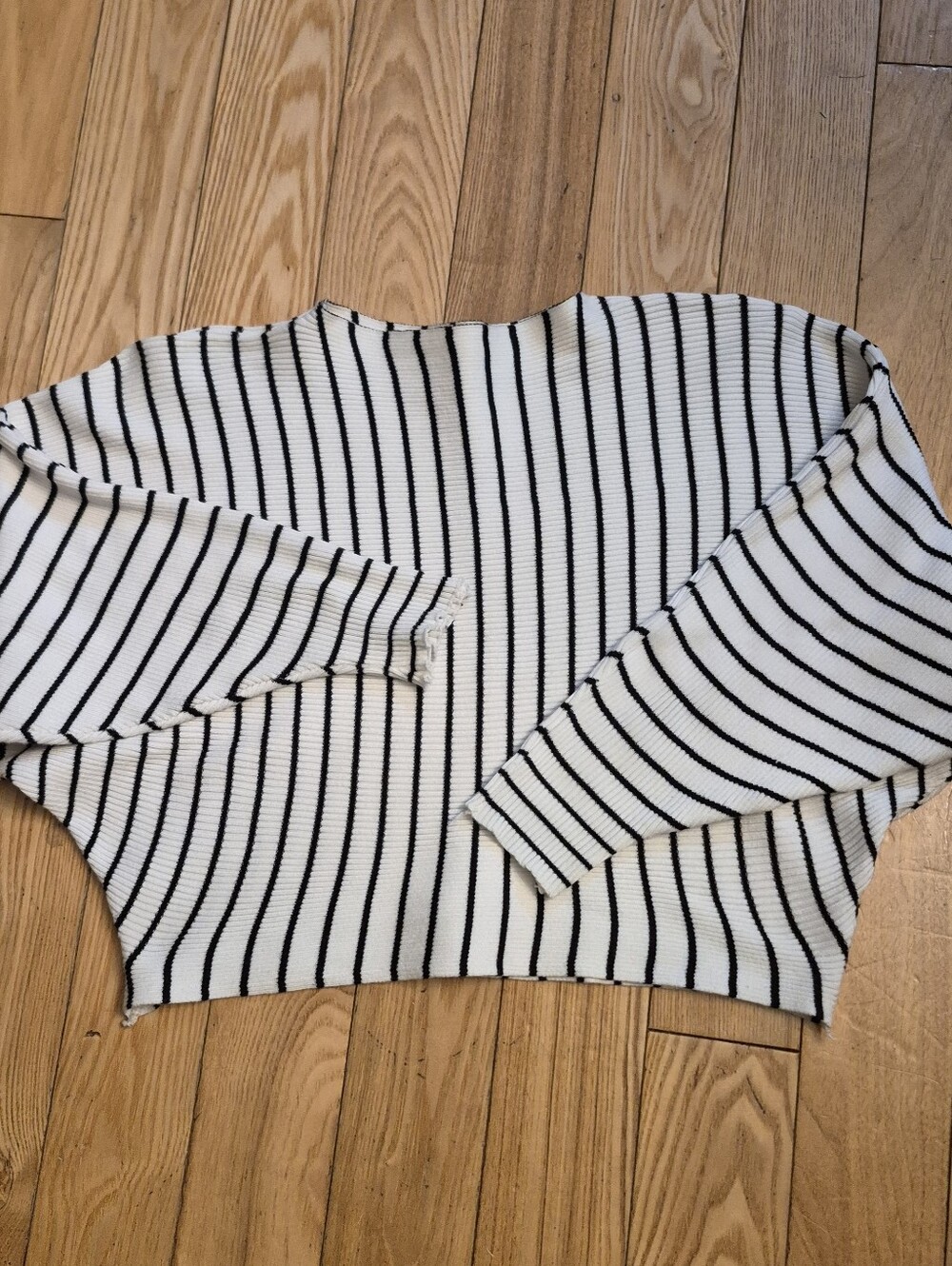 Stripe Crop Sweater